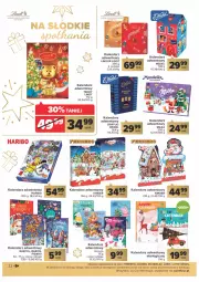 Gazetka promocyjna Carrefour - Gazetka Prezenty - Gazetka - ważna od 26.11 do 26.11.2022 - strona 22 - produkty: Lindor, Ferrero, Haribo, Kinder, Lindt, Milka, Kalendarz, Kalendarz adwentowy, Baryłki