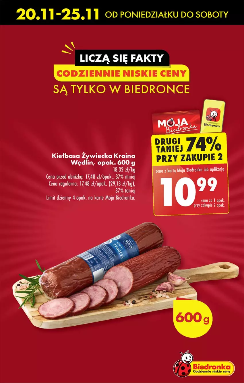 Gazetka promocyjna Biedronka - Od poniedzialku - ważna 20.11 do 25.11.2023 - strona 15 - produkty: Kiełbasa