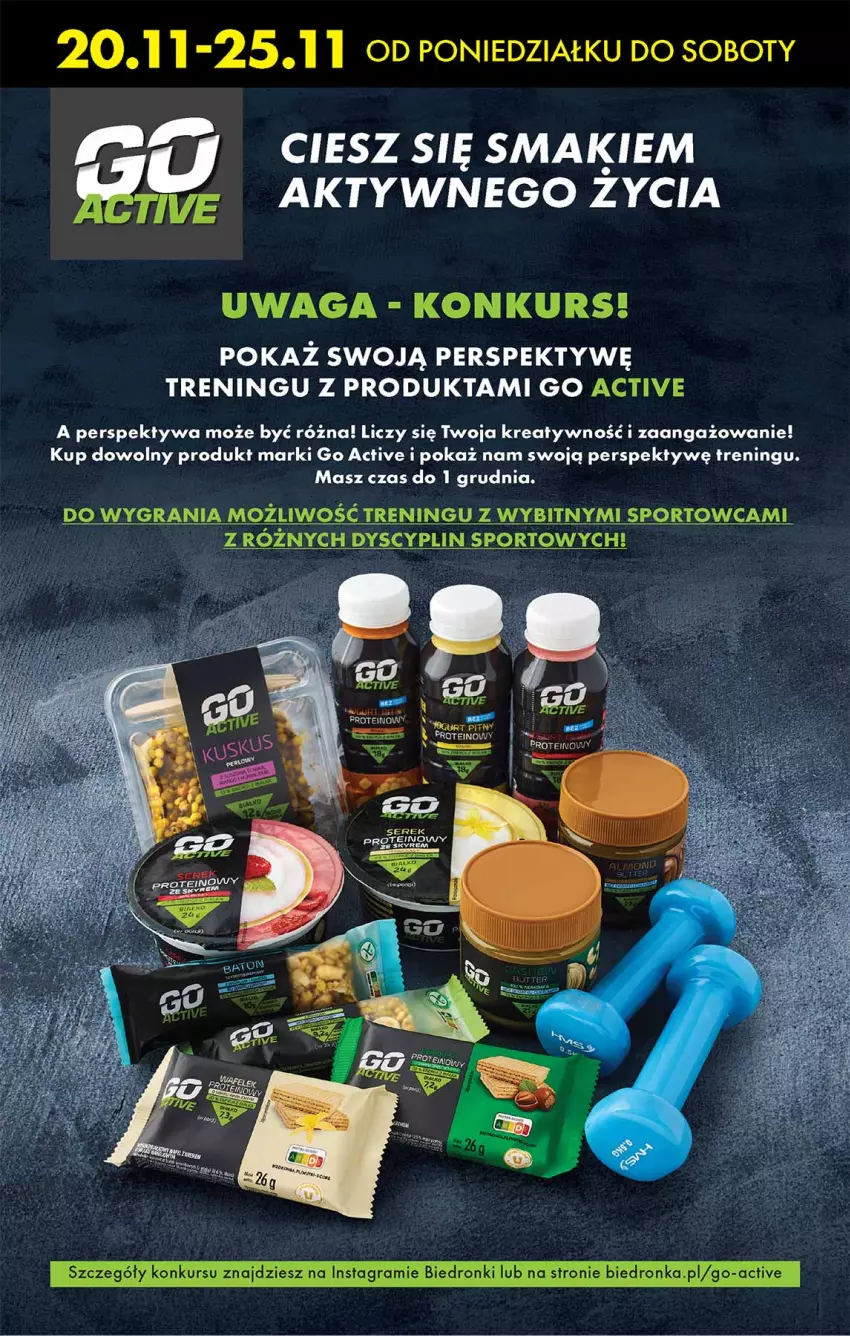 Gazetka promocyjna Biedronka - Od poniedzialku - ważna 20.11 do 25.11.2023 - strona 65 - produkty: Gra, Por, Ser, Serek, Sport, Waga