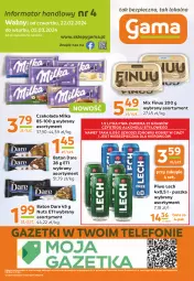 Gazetka promocyjna Gama - Gazetka Gama - Gazetka - ważna od 05.03 do 05.03.2024 - strona 12 - produkty: Piwa, Piwo, Piec, Ser, Gra, Telefon, Czekolada, Baton, Finuu, Milka