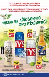Gazetka promocyjna Aldi - Pełna oferta - Gazetka - ważna od 06.04 do 06.04.2024 - strona 16 - produkty: Piwo, Gin, Tyskie, Captain Jack, Kozel