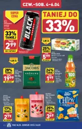 Gazetka promocyjna Aldi - Pełna oferta - Gazetka - ważna od 06.04 do 06.04.2024 - strona 32 - produkty: Sok, Mus, Chipsy, Kawa mielona, Kawa, Lack, Lipton, Kubuś, Jacobs, Napój