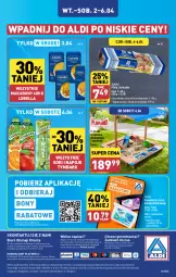 Gazetka promocyjna Aldi - Pełna oferta - Gazetka - ważna od 06.04 do 06.04.2024 - strona 46 - produkty: Lubella, Makaron, Sok, Por, Bell, O nas, Napoje, Tymbark, Tuńczyk, Bella, Biuro, Kapsułki do prania