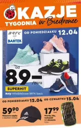 Gazetka promocyjna Biedronka - Okazje tygodnia - Gazetka - ważna od 24.04 do 24.04.2021 - strona 1 - produkty: Buty, Czapka, Adidas