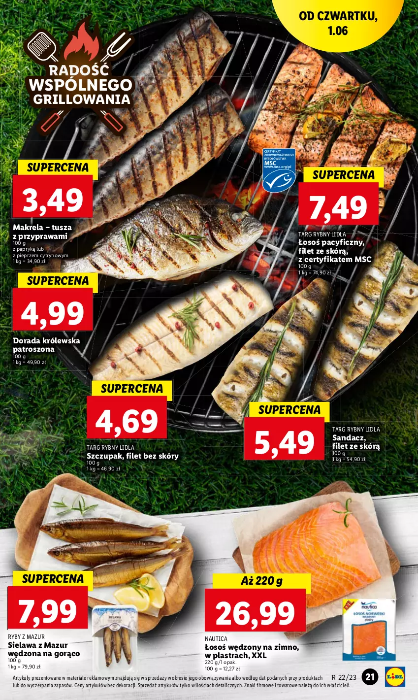 Gazetka promocyjna Lidl - GAZETKA - ważna 01.06 do 03.06.2023 - strona 27 - produkty: Grill, Pieprz, Sandacz