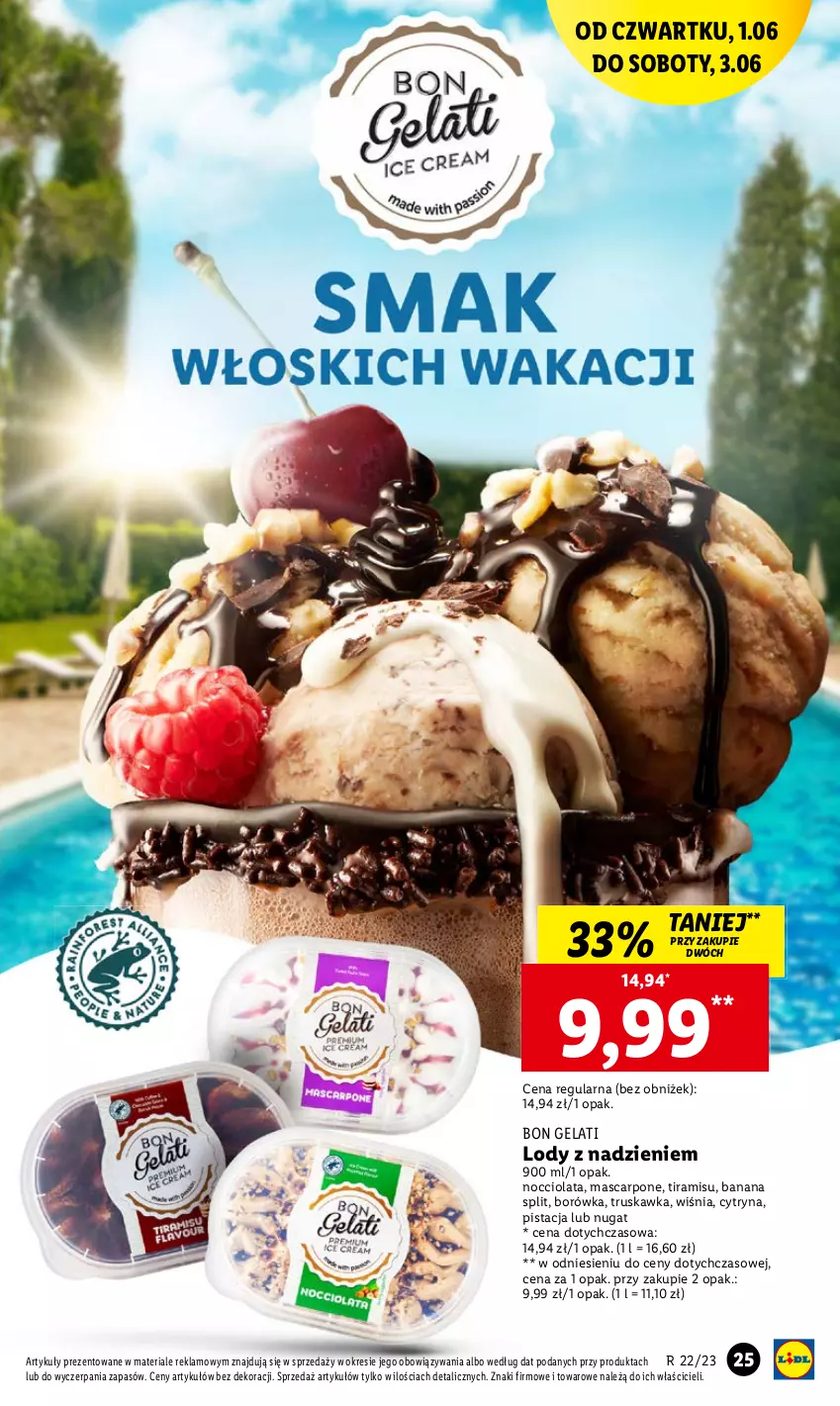 Gazetka promocyjna Lidl - GAZETKA - ważna 01.06 do 03.06.2023 - strona 31 - produkty: Borówka, Lody, Mascarpone