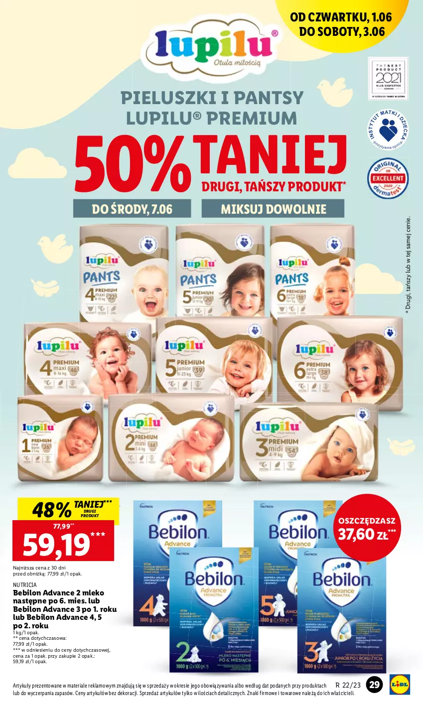 Gazetka promocyjna Lidl - GAZETKA - ważna 01.06 do 03.06.2023 - strona 37 - produkty: BEBILON, Mleko, O nas