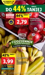 Gazetka promocyjna Lidl - GAZETKA - Gazetka - ważna od 03.06 do 03.06.2023 - strona 10 - produkty: Banany, Owoce, Jabłka