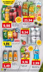 Gazetka promocyjna Lidl - GAZETKA - Gazetka - ważna od 03.06 do 03.06.2023 - strona 34 - produkty: Sok, Mus, Gra, Morela, Coca-Cola, Napój izotoniczny, Tymbark, Smoothie, Oshee, Fanta, Woda mineralna, Woda, Sprite, Mango, Napój, Cisowianka, Kokos, Fa