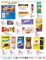 Gazetka promocyjna E Leclerc - Gazetka - ważna od 15.01 do 15.01.2022 - strona 14 - produkty: BelVita, Tchibo, Ciastka, Kawa rozpuszczalna, Ryż, Por, Gin, Gra, Cif, Inka, Prince Polo, Nesquik, Kawa, Wafle, Lipton, Rogal, Czekolada, Prima, Baton, Knoppers, Danio, Herbata, Napój, Milka, Kokos, Fa