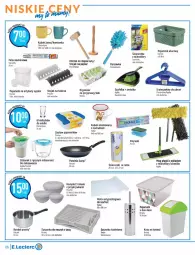 Gazetka promocyjna E Leclerc - Gazetka - ważna od 15.01 do 15.01.2022 - strona 6 - produkty: Ser, Mop, Stojak, Szczotka, Kosz, Pojemnik, Mikser, Suszarka do naczyń, Talerz, Młotek, Młot, Suszarka, Kubek, Patelnia, Rondel, Folia aluminiowa, Fa