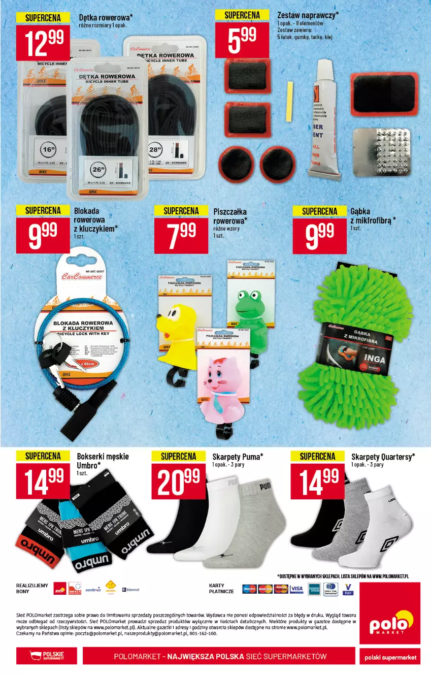 Gazetka promocyjna PoloMarket - Gazetka promocyjna  r - ważna 14.04 do 20.04.2021 - strona 55 - produkty: BIC, Bokserki, Dres, Fa, Karp, Klej, Puma, Rower, Ser