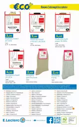 Gazetka promocyjna E Leclerc - Gazetka - ważna od 21.01 do 21.01.2023 - strona 16 - produkty: Top, Sos, Por, Papier, Szal, Karp, Kosz, Rajstopy, Skarpetki, Sport, Stock, Olej