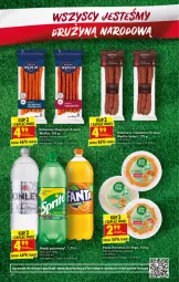 Gazetka promocyjna Biedronka - Wszyscy jesteśmy drużyną narodową - Gazetka - ważna od 27.06 do 27.06.2021 - strona 6 - produkty: Hummus, Mus, Napój gazowany, Fanta, Kabanos, Sprite, Napój, HP, Fa