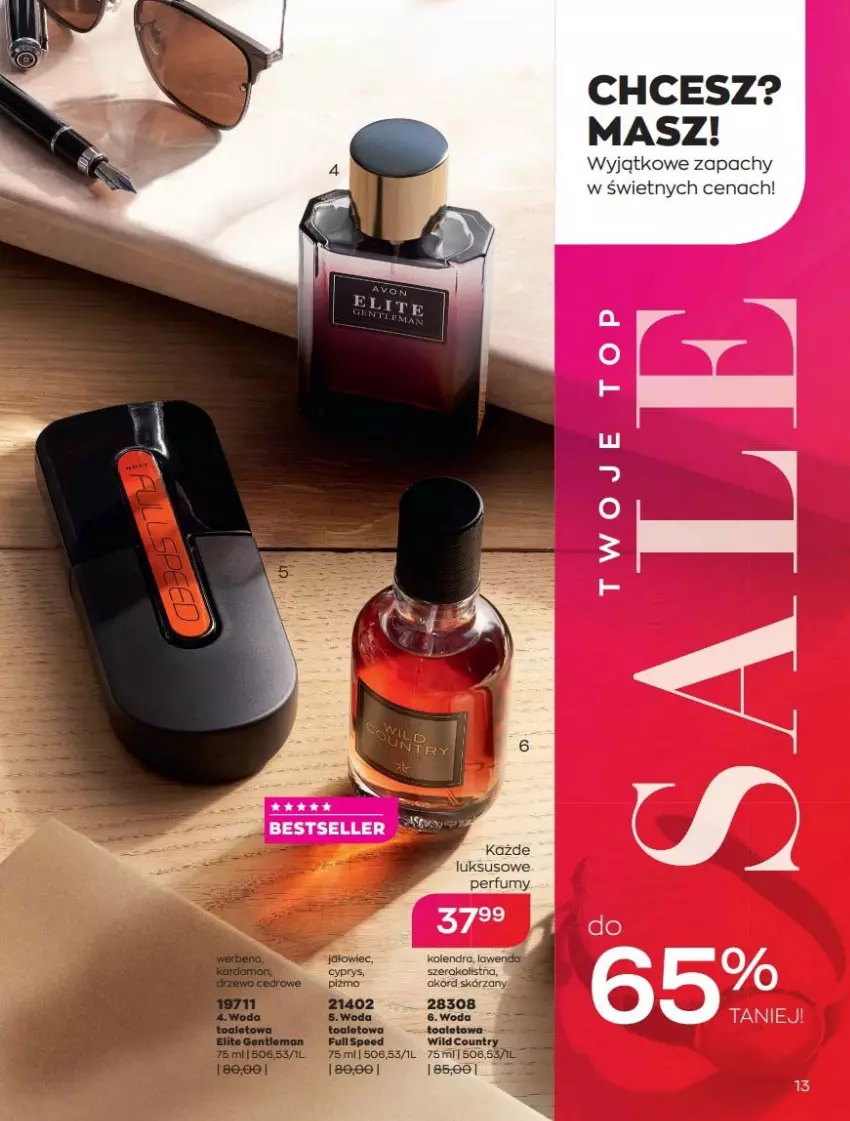 Gazetka promocyjna Avon - Katalog Avon 7/2021 kampania lipiec - ważna 01.07 do 31.07.2021 - strona 13 - produkty: Kolendra, Top, Woda