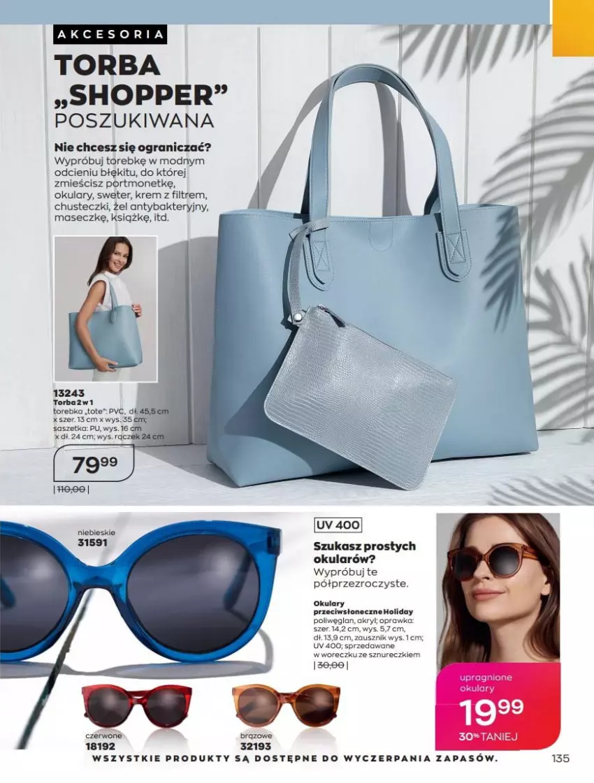 Gazetka promocyjna Avon - Katalog Avon 7/2021 kampania lipiec - ważna 01.07 do 31.07.2021 - strona 135 - produkty: Chusteczki, Fa, Gra, Por, Sweter, Torba