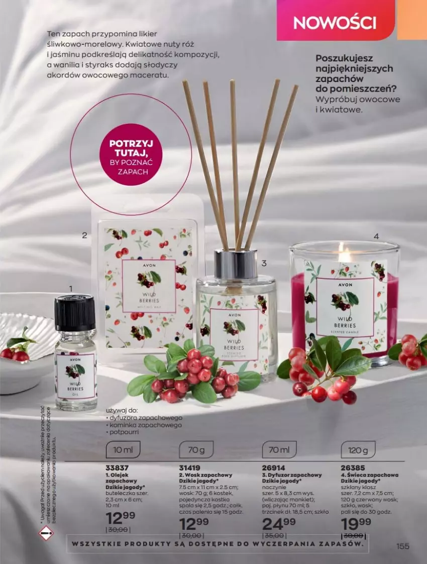 Gazetka promocyjna Avon - Katalog Avon 7/2021 kampania lipiec - ważna 01.07 do 31.07.2021 - strona 155 - produkty: Acer, Jagody, Likier, Nuty