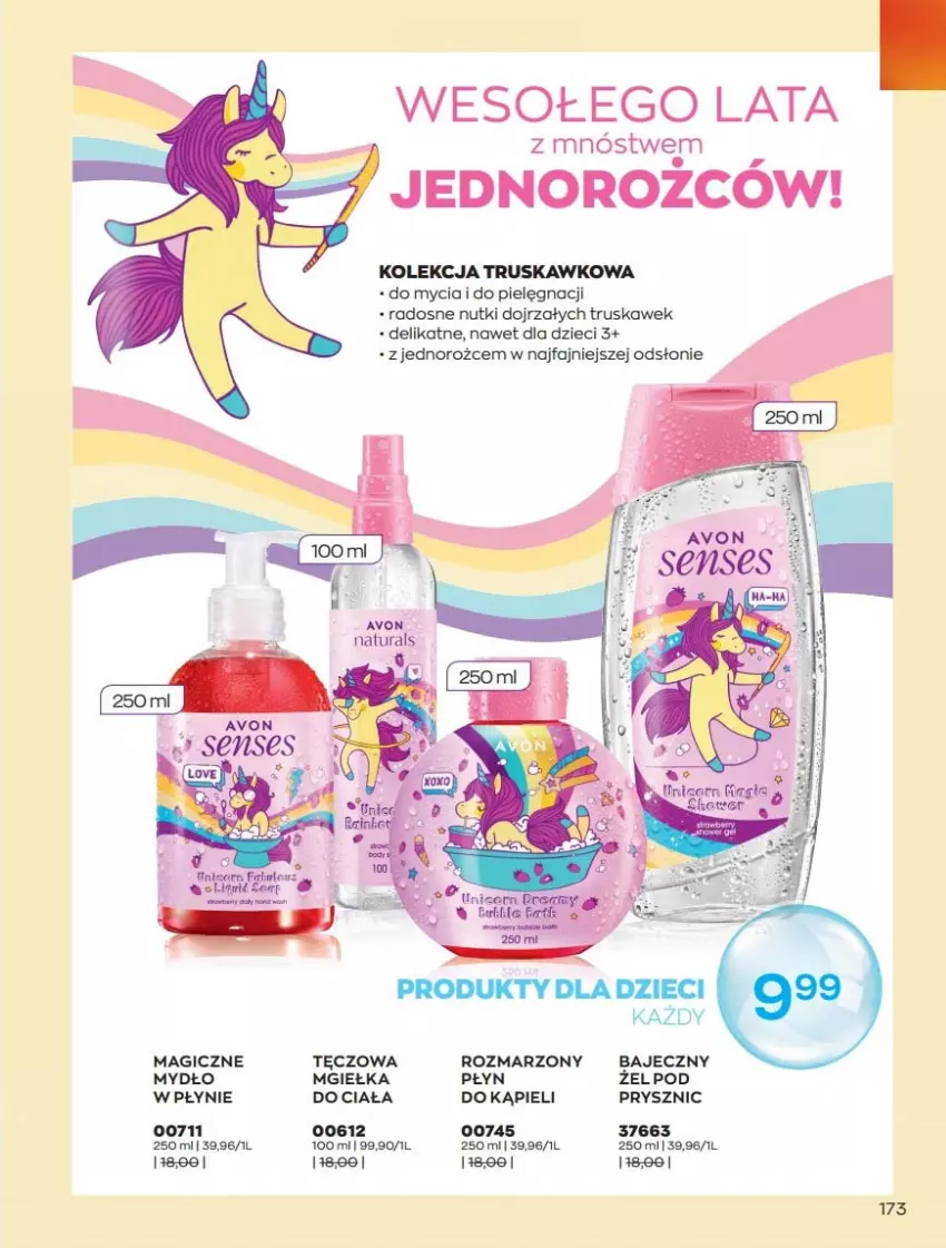 Gazetka promocyjna Avon - Katalog Avon 7/2021 kampania lipiec - ważna 01.07 do 31.07.2021 - strona 173 - produkty: Dzieci, Fa, Mydło