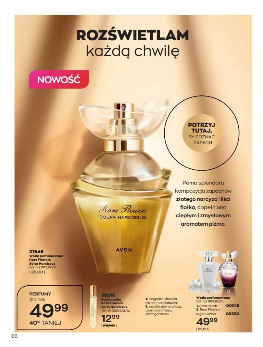 Gazetka promocyjna Avon - Katalog Avon 7/2021 kampania lipiec - ważna 01.07 do 31.07.2021 - strona 66 - produkty: Narcyz, Perfum