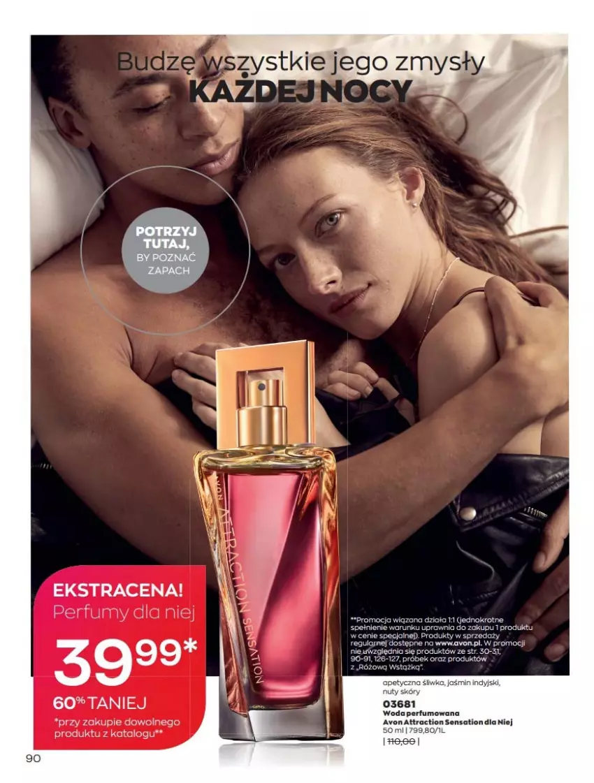 Gazetka promocyjna Avon - Katalog Avon 7/2021 kampania lipiec - ważna 01.07 do 31.07.2021 - strona 90 - produkty: Nuty, Perfum, Sati, Woda, Woda perfumowana, Wstążka