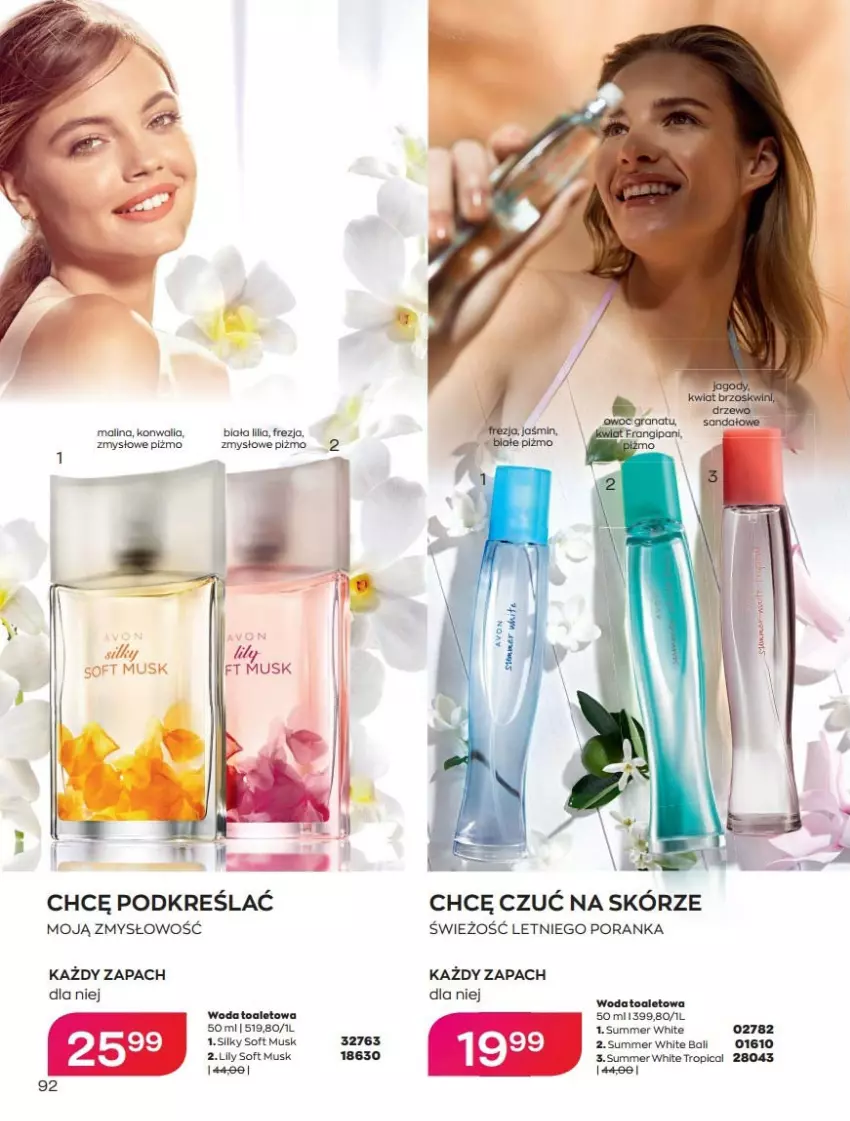 Gazetka promocyjna Avon - Katalog Avon 7/2021 kampania lipiec - ważna 01.07 do 31.07.2021 - strona 92 - produkty: Mus, Por, Tropical, Woda, Woda toaletowa