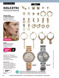 Gazetka promocyjna Avon - Katalog Avon 7/2021 kampania lipiec - Gazetka - ważna od 31.07 do 31.07.2021 - strona 136 - produkty: Zegarek, Gin, Rust, Cynk, Kolczyki, Zegar, Bateria