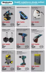 Gazetka promocyjna Biedronka - Wielkanoc - Gazetka - ważna od 07.04 do 07.04.2024 - strona 32 - produkty: Odkurzacz, Ser, Por, Tran, Wyrzynarka, Tarka, Wkręt, Sport, Wózek, Wkrętarka, Poziomica, Szlifierka, Akumulator