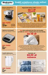 Gazetka promocyjna Biedronka - Wielkanoc - Gazetka - ważna od 07.04 do 07.04.2024 - strona 34 - produkty: Kołdra, Pościel, Czajnik elektryczny, Czajnik, Kosz, Pojemnik, Opiekacz do kanapek, Aloe vera