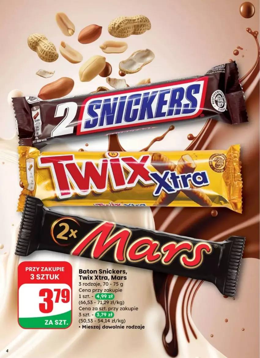 Gazetka promocyjna Dino - ważna 23.07 do 29.07.2025 - strona 34 - produkty: Baton, Mars, Snickers, Twix