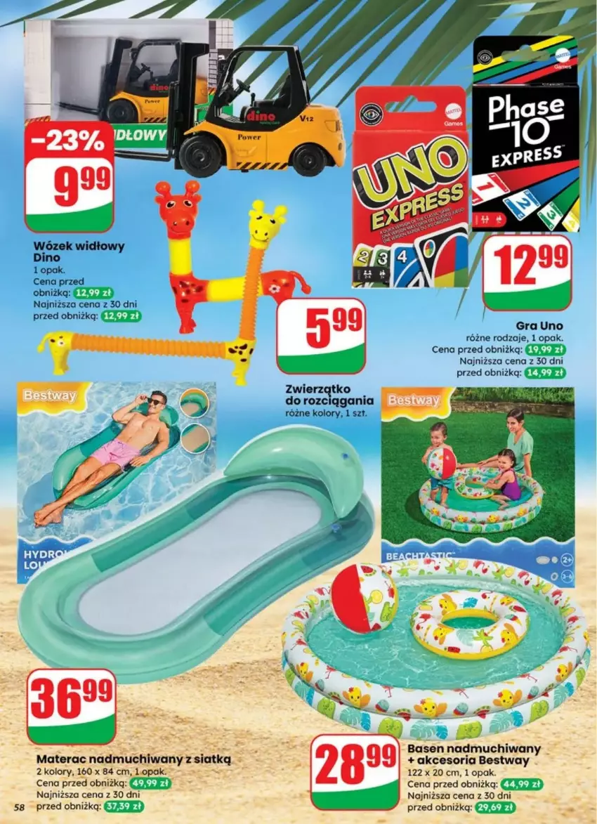 Gazetka promocyjna Dino - ważna 23.07 do 29.07.2025 - strona 54 - produkty: Gra, Materac, Tera, Wózek