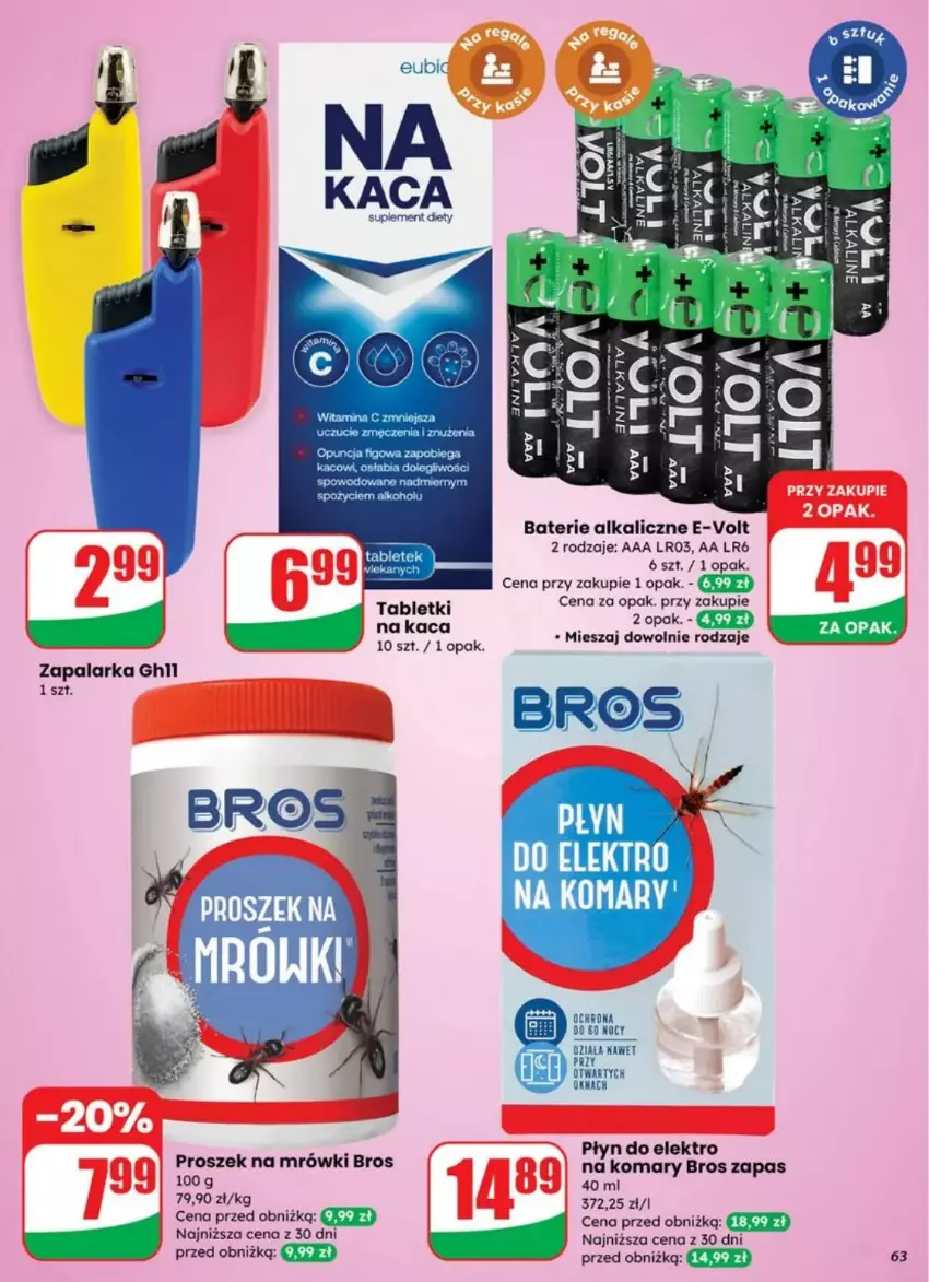 Gazetka promocyjna Dino - ważna 23.07 do 29.07.2025 - strona 60 - produkty: Baterie alkaliczne, Gra, Suplement diety, Tablet, Zapalarka