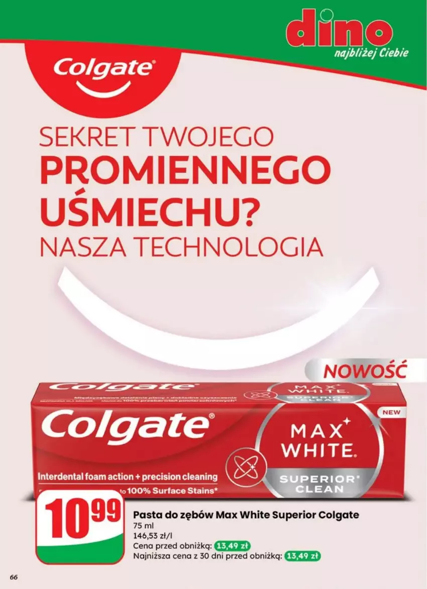 Gazetka promocyjna Dino - ważna 23.07 do 29.07.2025 - strona 63 - produkty: Colgate, Fa, JBL, Kret, LG, Surf