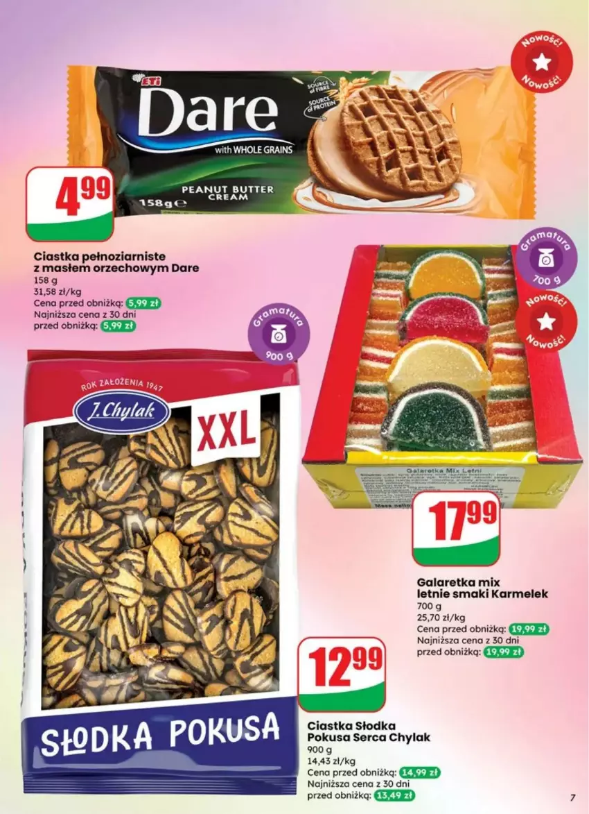 Gazetka promocyjna Dino - ważna 23.07 do 29.07.2025 - strona 67 - produkty: Ciastka, Gala, Galaretka, Ser