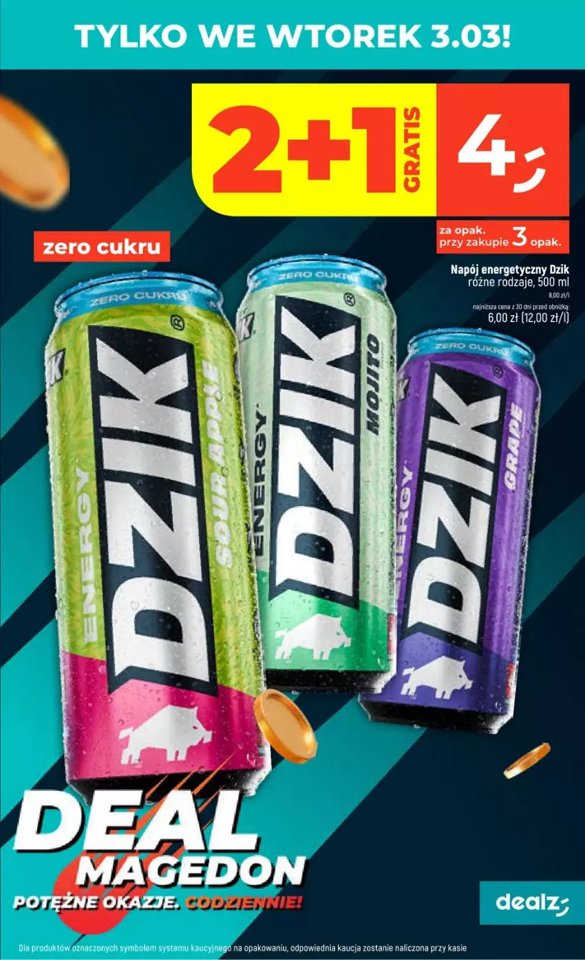 Gazetka promocyjna Dealz - DEALMAGEDON - ważna 02.03 do 04.03.2026 - strona 3 - produkty: Napój, Napój energetyczny