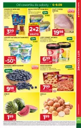 Gazetka promocyjna Stokrotka - Supermarket - Gazetka - ważna od 12.08 do 12.08.2026 - strona 3 - produkty: Cebula, Jogurt naturalny, Warzywa, Gra, Jogurt, Filet z piersi indyka, Lody, Optima, Pizza, Farm Milk, Owoce, Kabanos, Arbuz, Masło, Mango, Berlinki, Mięso, Fa