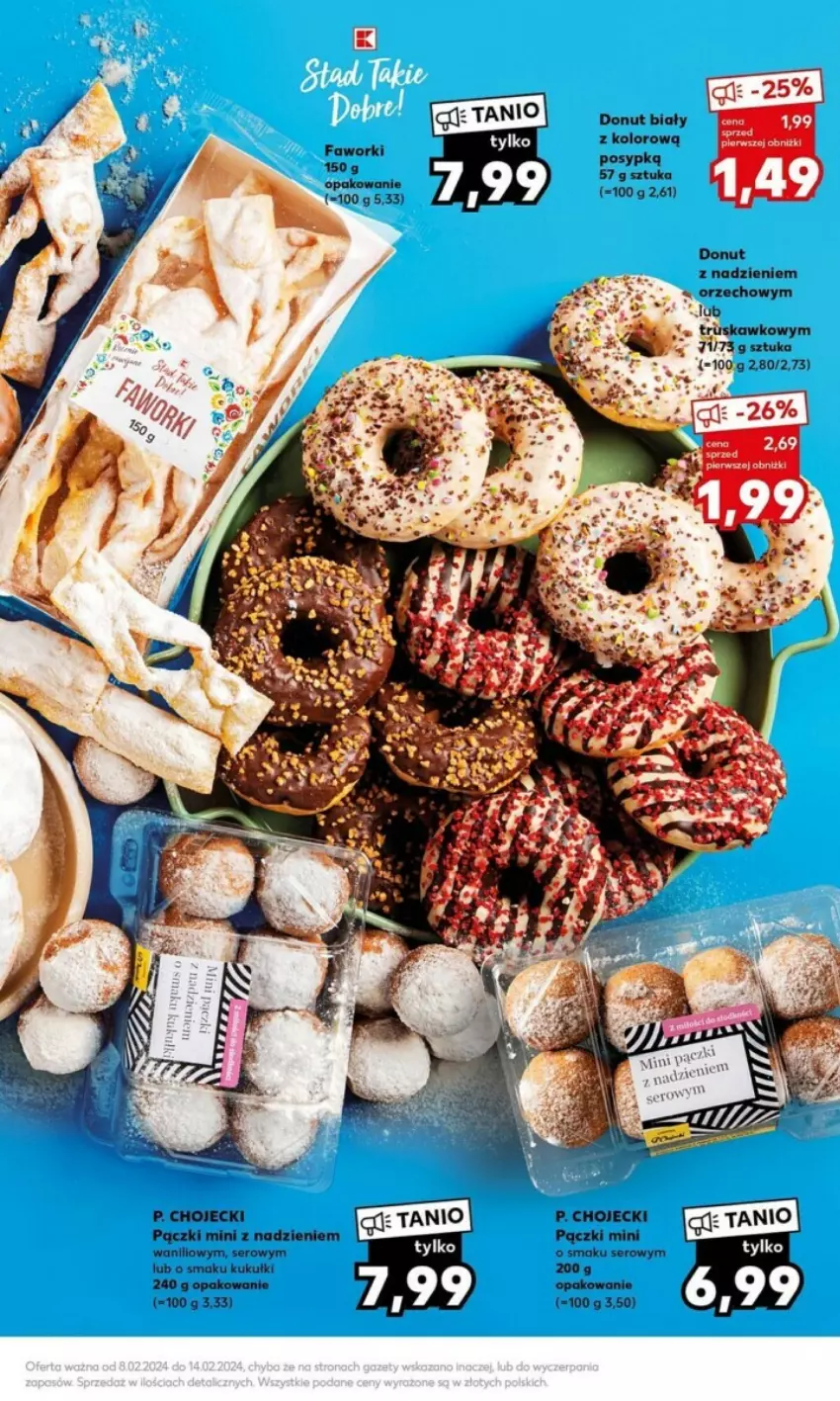 Gazetka promocyjna Kaufland - ważna 12.02 do 14.02.2024 - strona 14 - produkty: Donut, Fa, Faworki, Ser