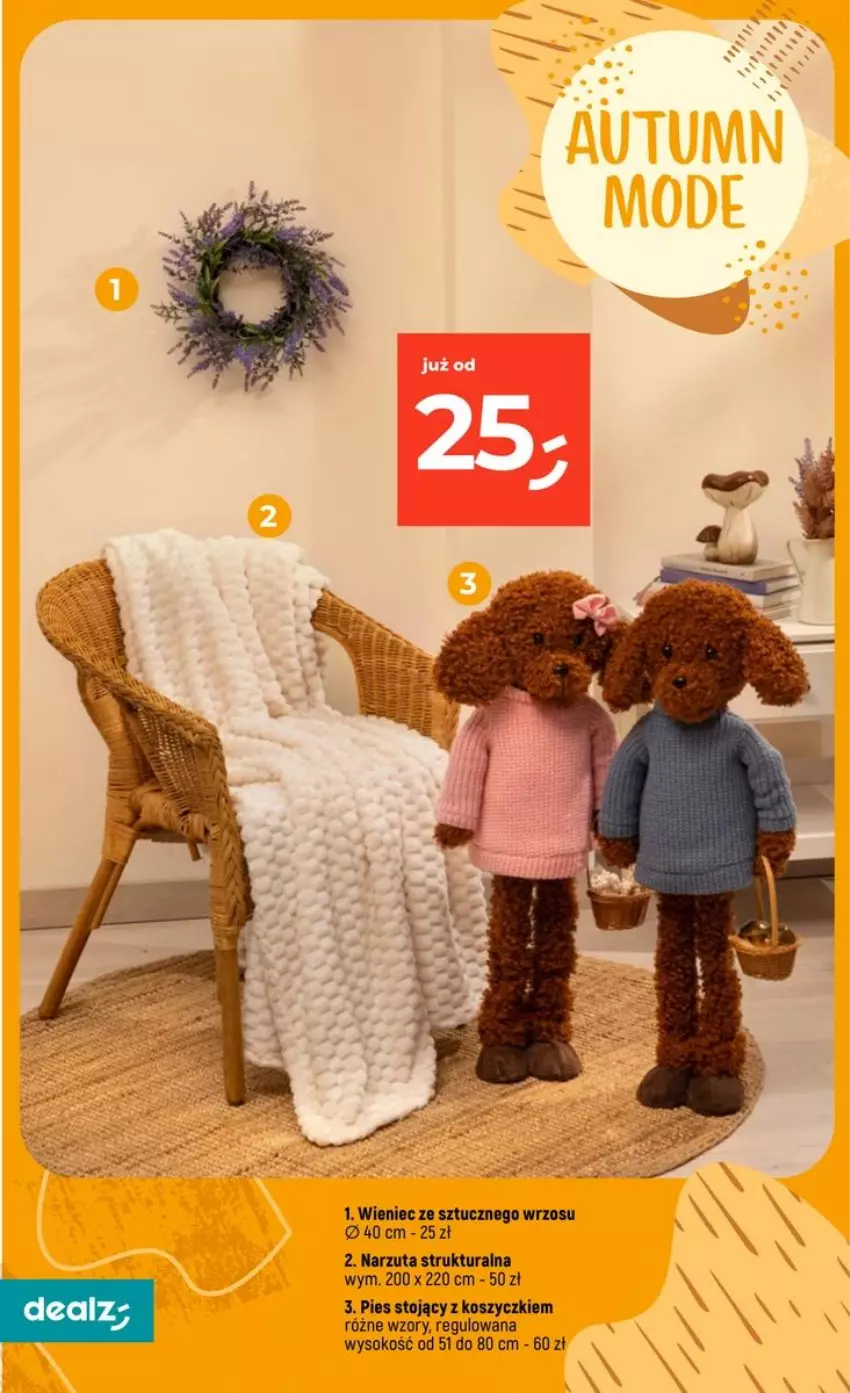 Gazetka promocyjna Dealz - NOWA GAZETKA - ważna 13.08 do 19.08.2026 - strona 38 - produkty: Kosz, Narzuta, Sok, Wieniec