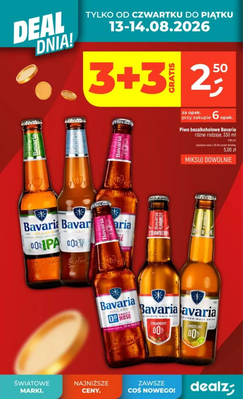 Gazetka promocyjna Dealz - NOWA GAZETKA - ważna 13.08 do 19.08.2026 - strona 4 - produkty: Piwo