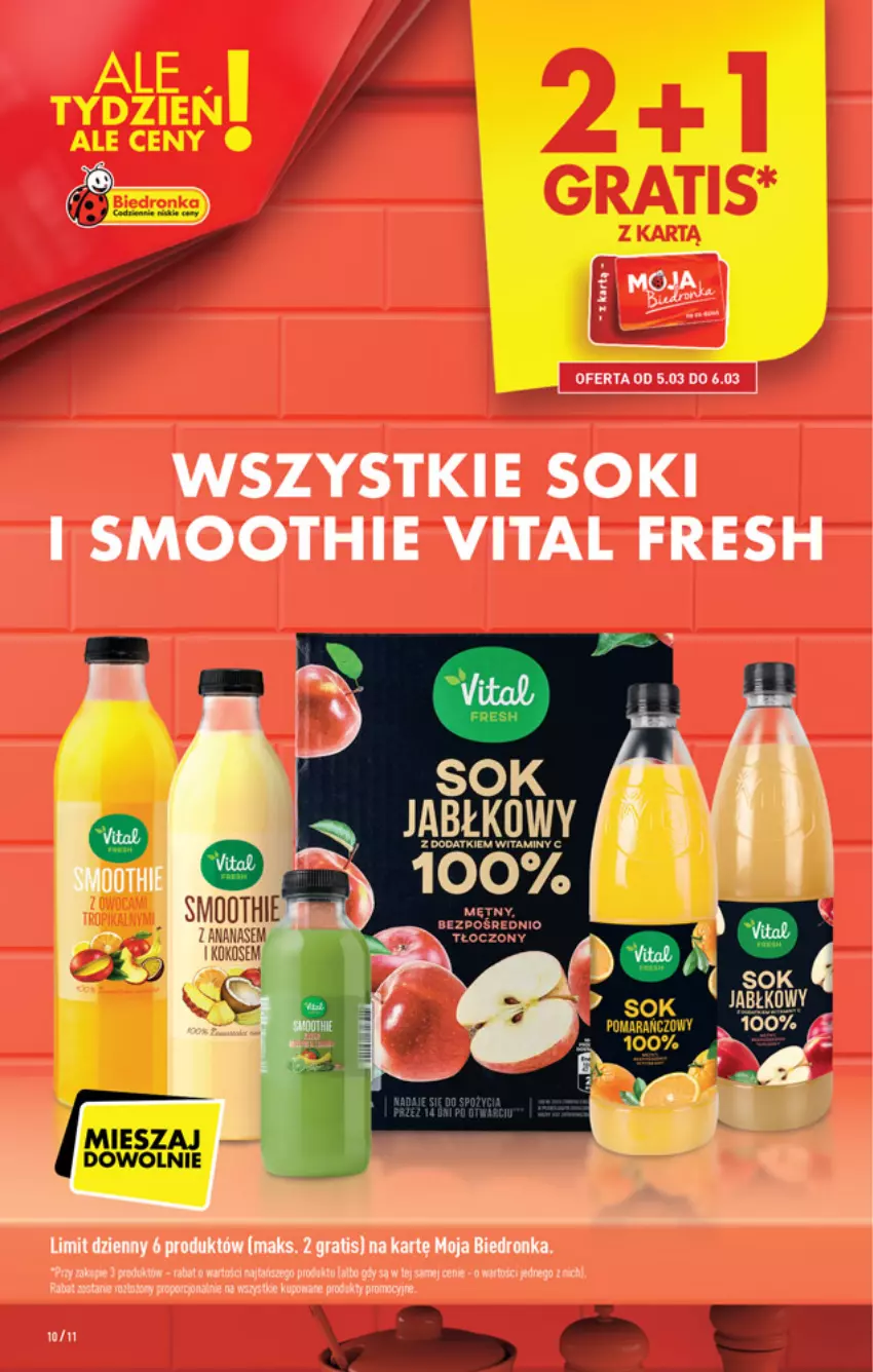 Gazetka promocyjna Biedronka - W tym tygodniu PL - ważna 04.03 do 10.03.2021 - strona 10 - produkty: Gra, Smoothie, Sok