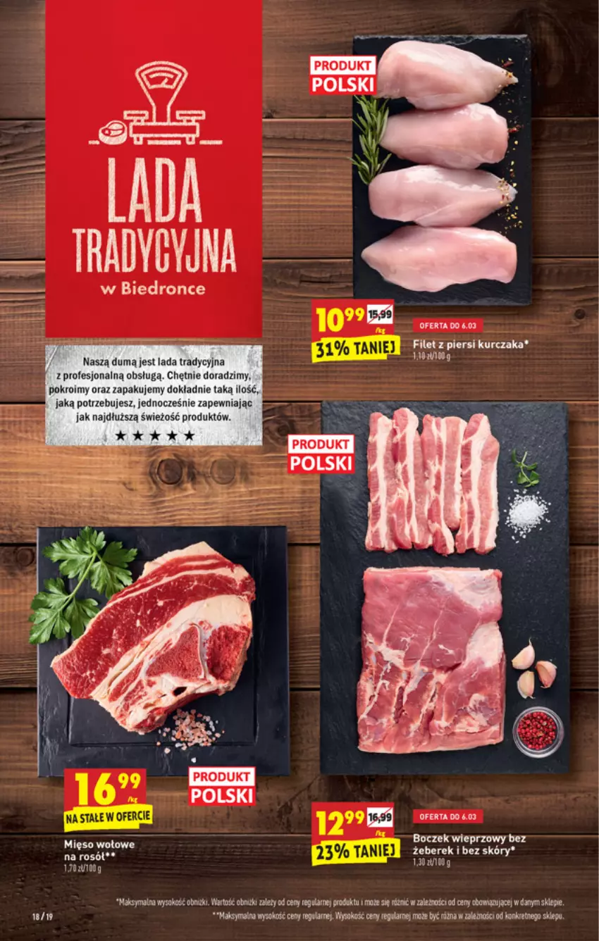 Gazetka promocyjna Biedronka - W tym tygodniu PL - ważna 04.03 do 10.03.2021 - strona 18 - produkty: Boczek, Boczek wieprzowy, Fa, Filet z piersi kurczaka, Kurczak, Por