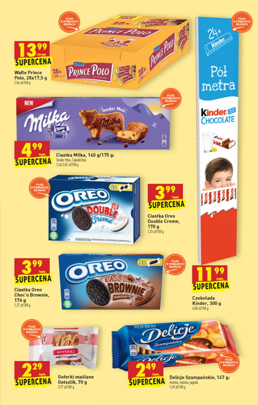 Gazetka promocyjna Biedronka - W tym tygodniu PL - ważna 04.03 do 10.03.2021 - strona 51 - produkty: Ciastka, Czekolada, Delicje, Kinder, Milka, Morela, Oreo, Wafle