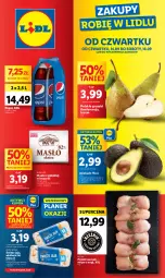 Gazetka promocyjna Lidl - GAZETKA - Gazetka - ważna od 16.09 do 16.09.2023 - strona 1 - produkty: Kurczak, Jaja, Mlekovita, Pepsi, Gruszki, Masło, Mięso, Mleko