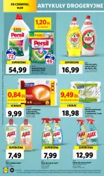 Gazetka promocyjna Lidl - GAZETKA - Gazetka - ważna od 16.09 do 16.09.2023 - strona 42 - produkty: Do mycia naczyń, Ajax, Spray do czyszczenia, Papier, Persil, Płyn do mycia naczyń, Papier toaletowy, Ręcznik, Rolki, Fairy, Płyn do mycia, Flora, Fa