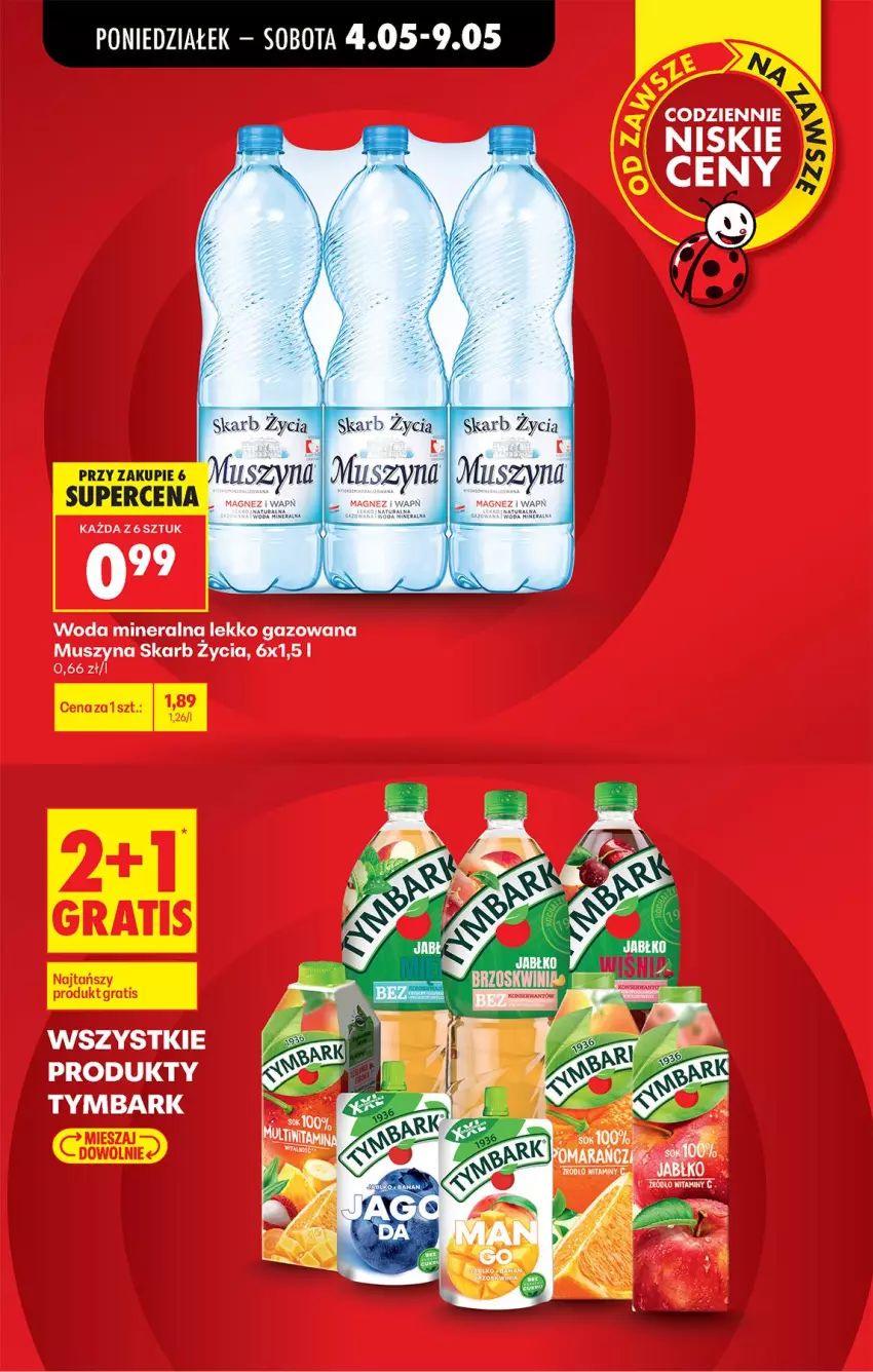 Gazetka promocyjna Biedronka - Od Poniedziałku - ważna 04.05 do 09.05.2026 - strona 11 - produkty: Magnez, Mus, Szyna, Woda, Woda mineralna