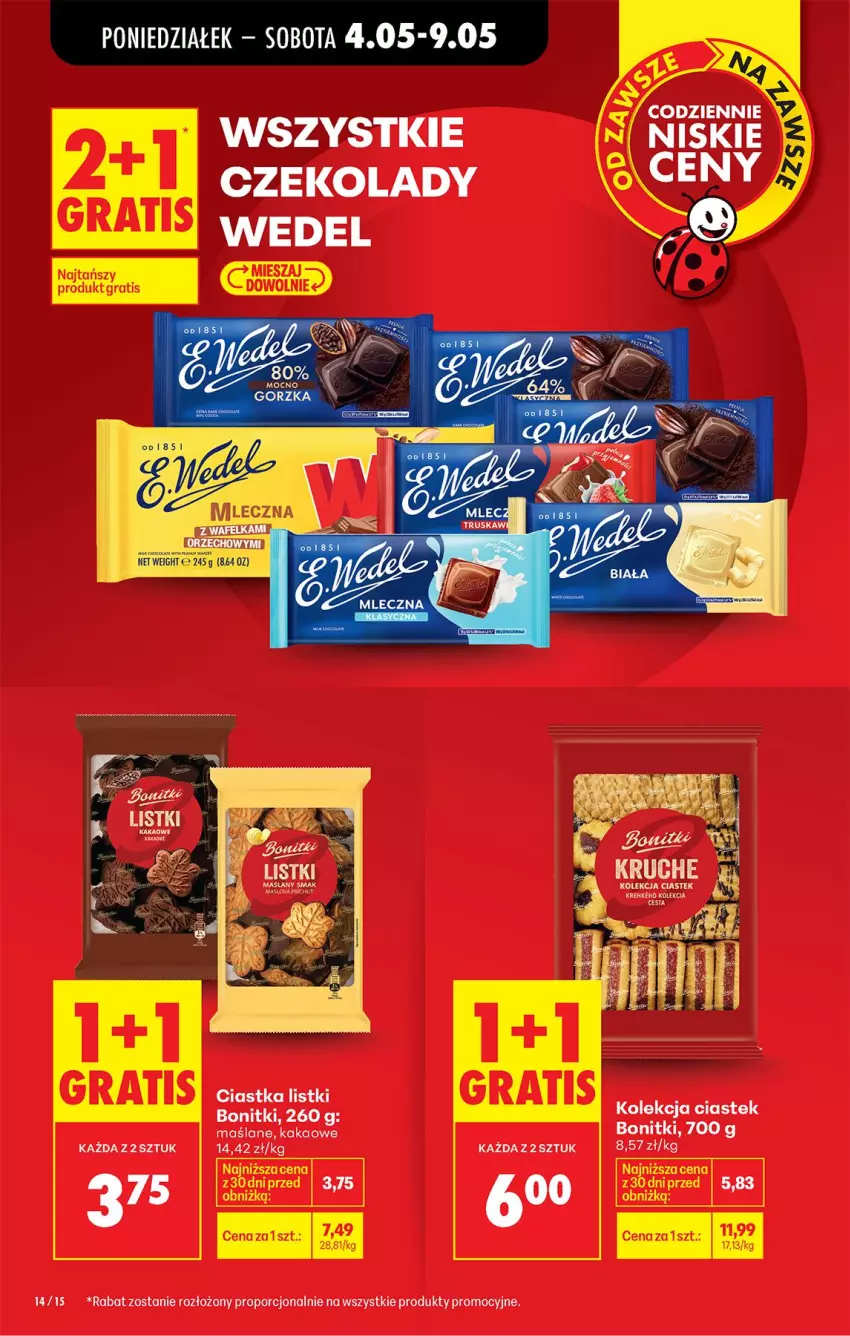 Gazetka promocyjna Biedronka - Od Poniedziałku - ważna 04.05 do 09.05.2026 - strona 14 - produkty: Bonitki, Ciastka, Gra, Kakao, Por, Stek