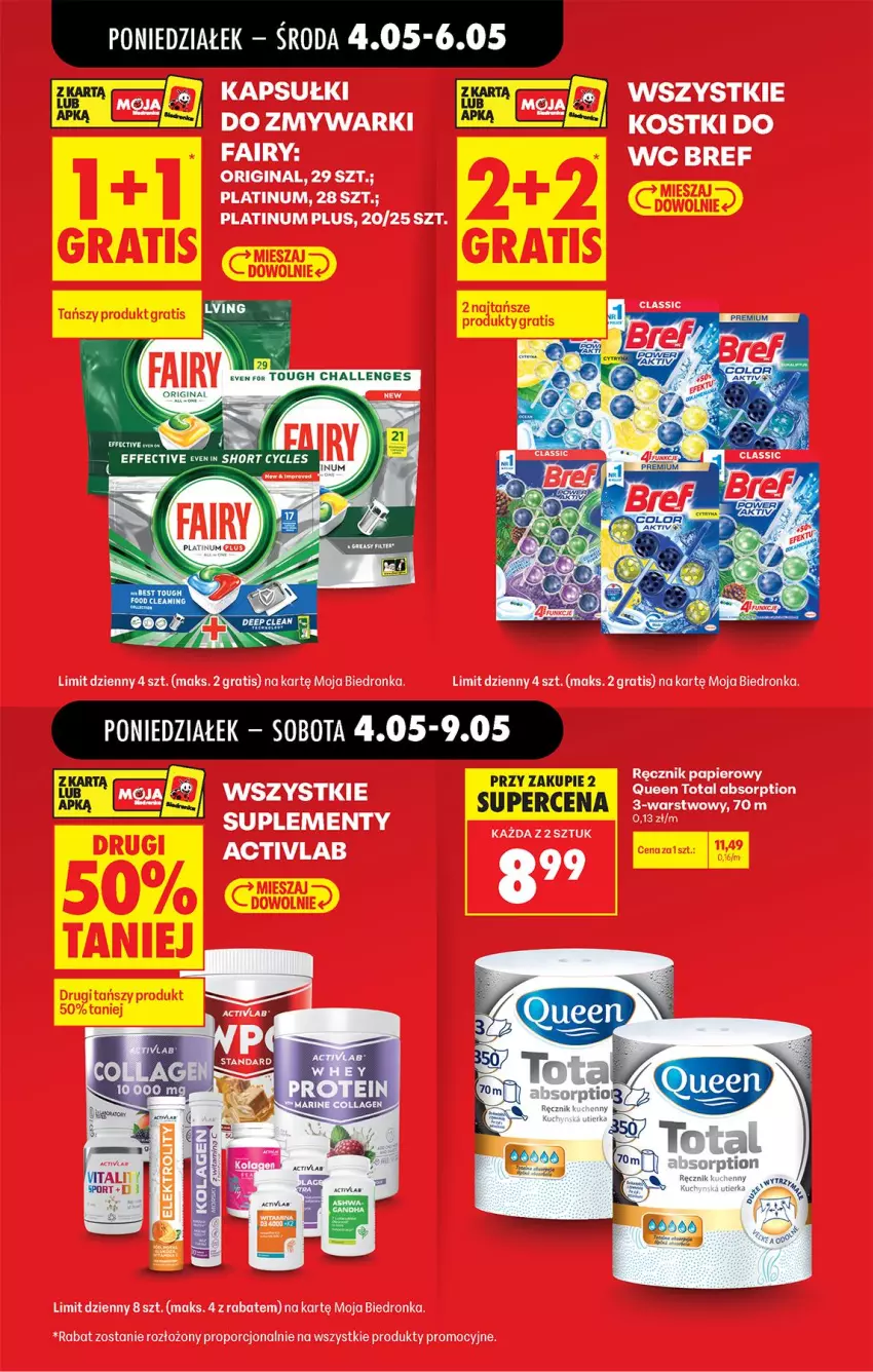 Gazetka promocyjna Biedronka - Od Poniedziałku - ważna 04.05 do 09.05.2026 - strona 19 - produkty: Fa, Papier, Ręcznik, Ręcznik kuchenny