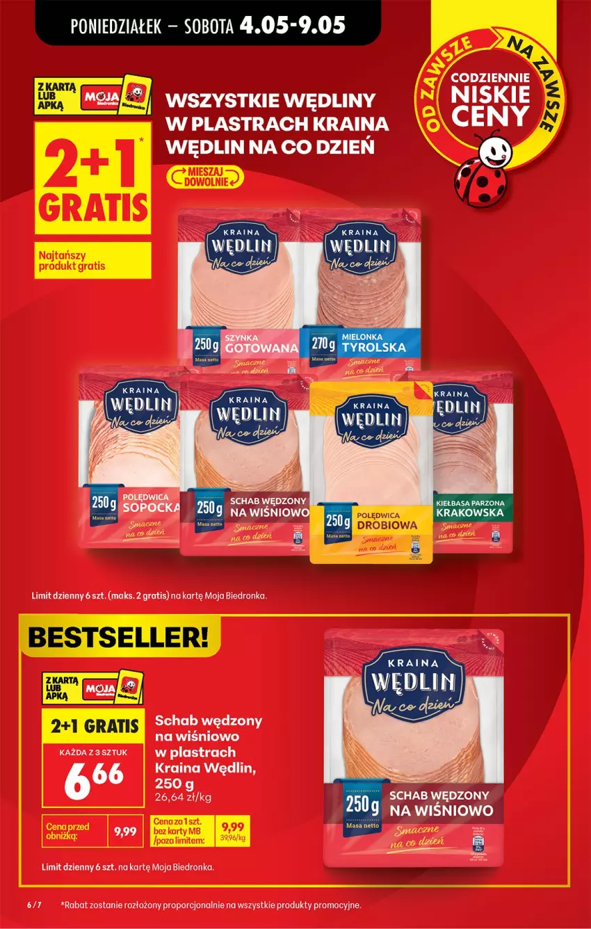 Gazetka promocyjna Biedronka - Od Poniedziałku - ważna 04.05 do 09.05.2026 - strona 6 - produkty: Fa, Gra, Polędwica, Por