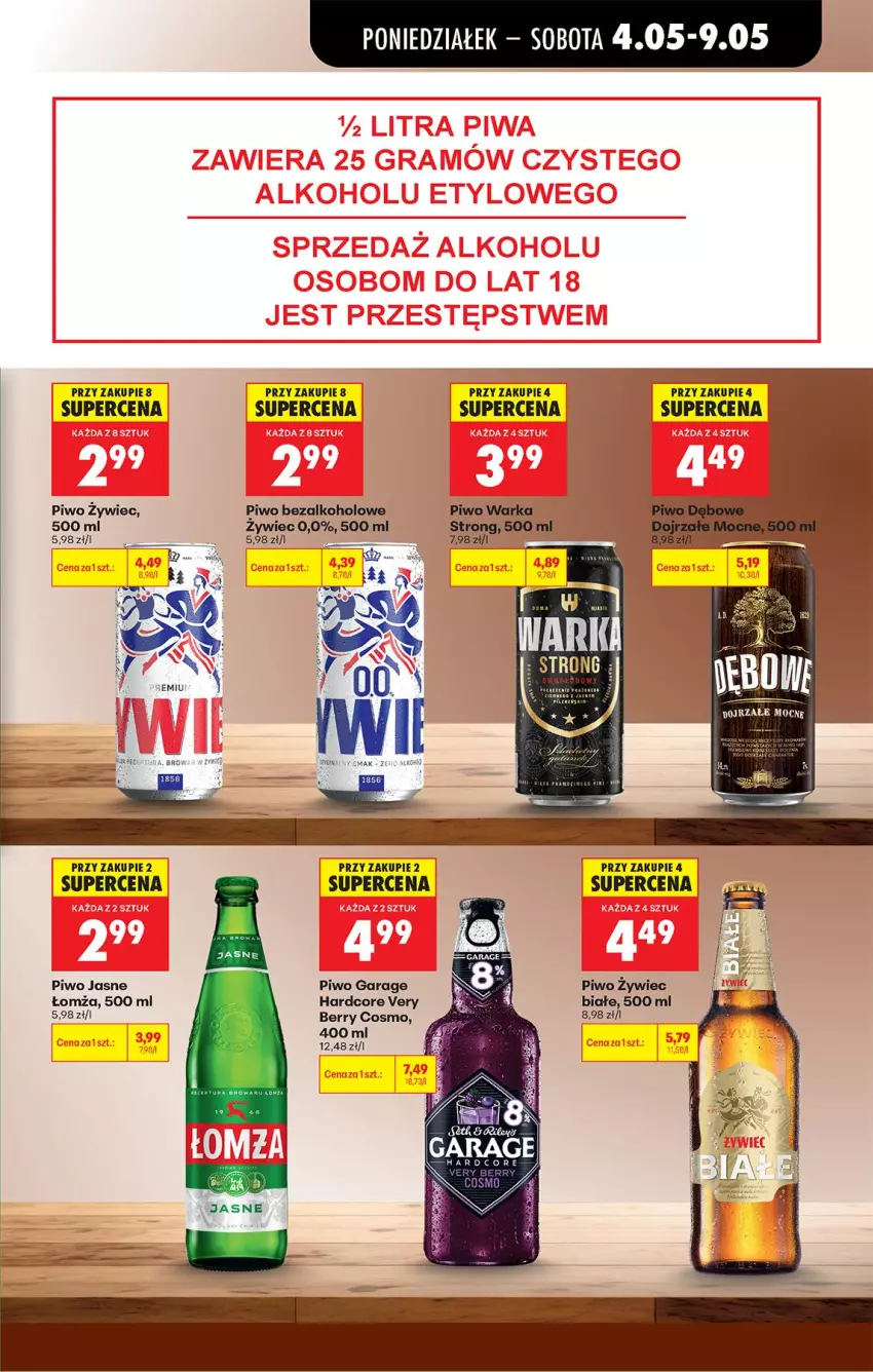 Gazetka promocyjna Biedronka - Od Poniedziałku - ważna 04.05 do 09.05.2026 - strona 61 - produkty: Fa, Gin, Jaja, Piwo, Piwo jasne, Warka