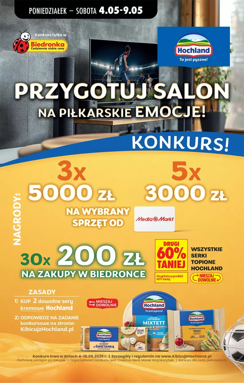 Gazetka promocyjna Biedronka - Od Poniedziałku - ważna 04.05 do 09.05.2026 - strona 81 - produkty: BIC, Hochland, Ser