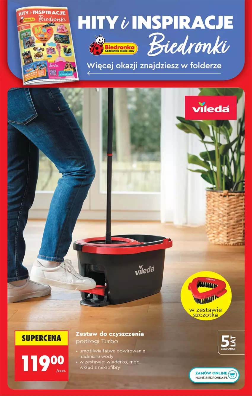 Gazetka promocyjna Biedronka - Od Poniedziałku - ważna 04.05 do 09.05.2026 - strona 82 - produkty: Mop, Szczotka
